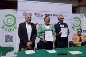 Compromiso ambiental: ECOCE y Secretaría del Estado de México Impulsan acciones de educación para el reciclaje de desechos posconsumo en la entidad.