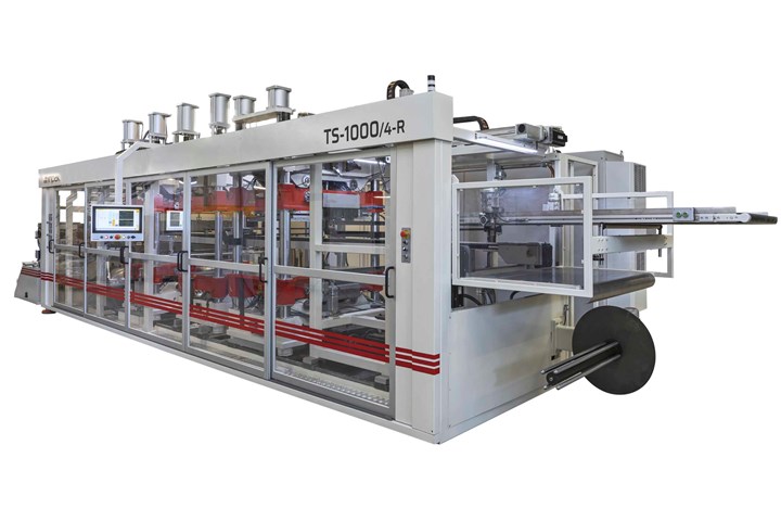 La Serie TS de máquinas de termoformado de Inpak son presentadas en NPE2024.