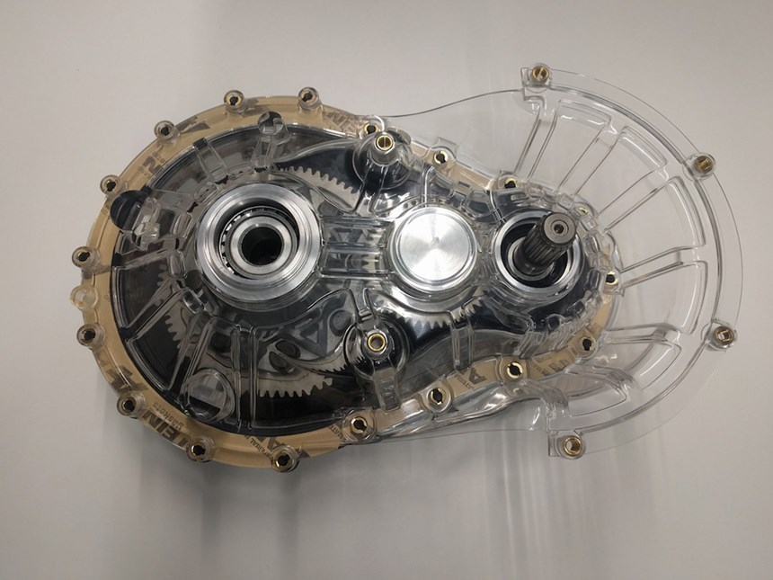 AARK transparent gearbox model