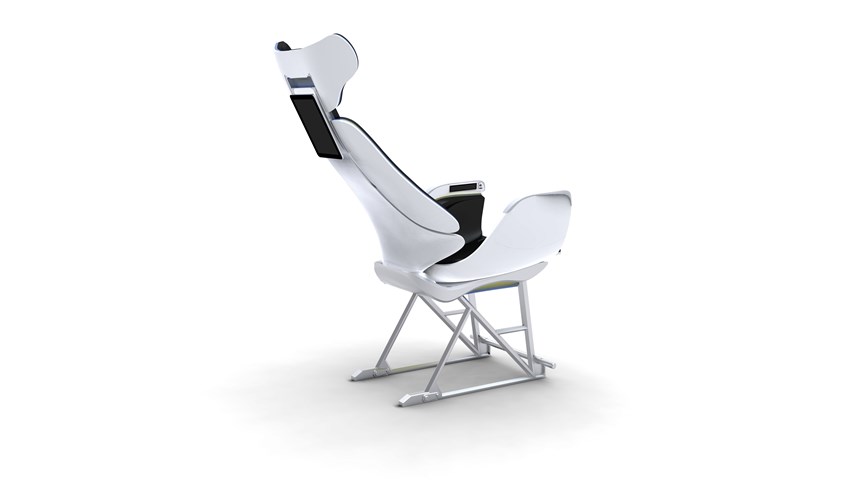3D printed aircraft seat