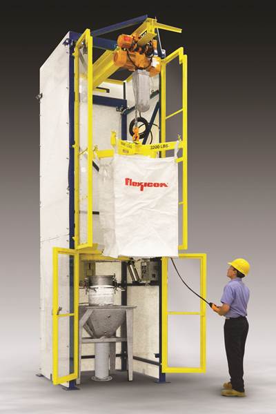 Materials Handling: Enclosed Bulk-Bag Discharger