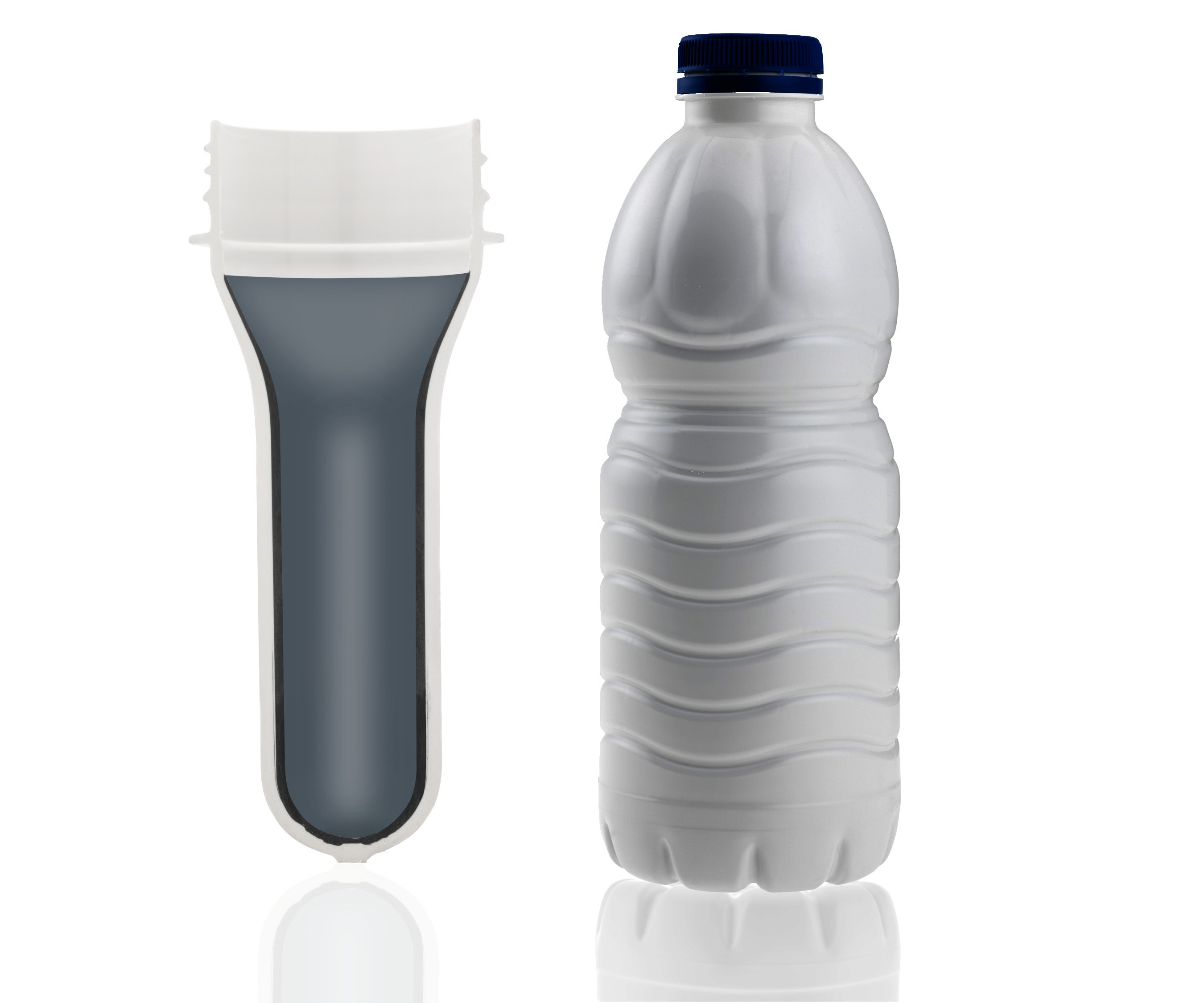 Injection Molding: Two-Layer Light-Barrier Preforms For PET Milk ...