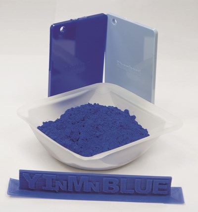 Additives: New Blue Plastics Pigment Stays Cool