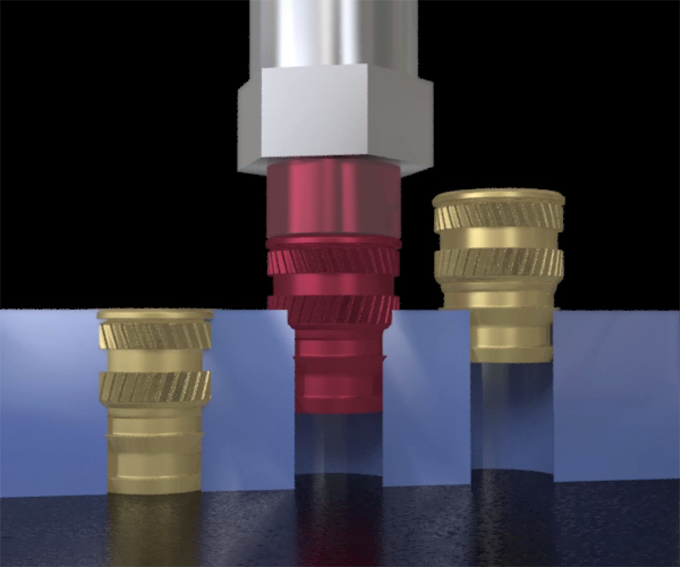 Staking Inserts Heat Staking Vs. Ultrasonic Threaded Inserts | Plastics Technology