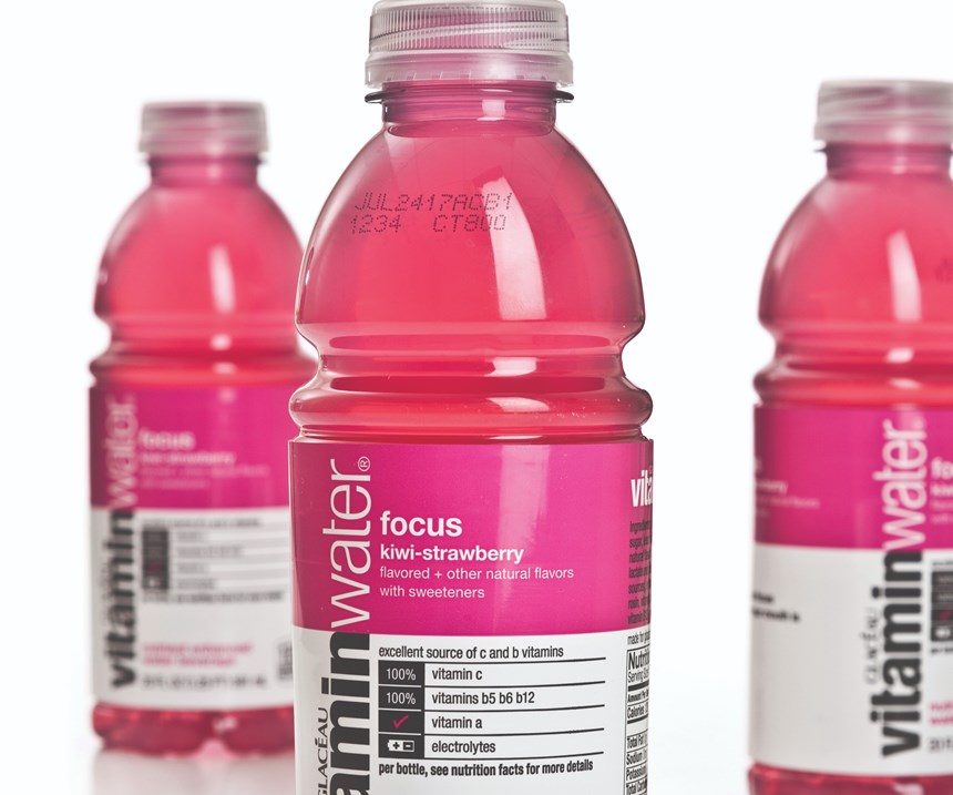 Vitaminwater packaging