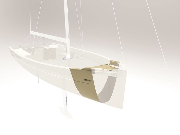 concept boat hull Livrea Yacht