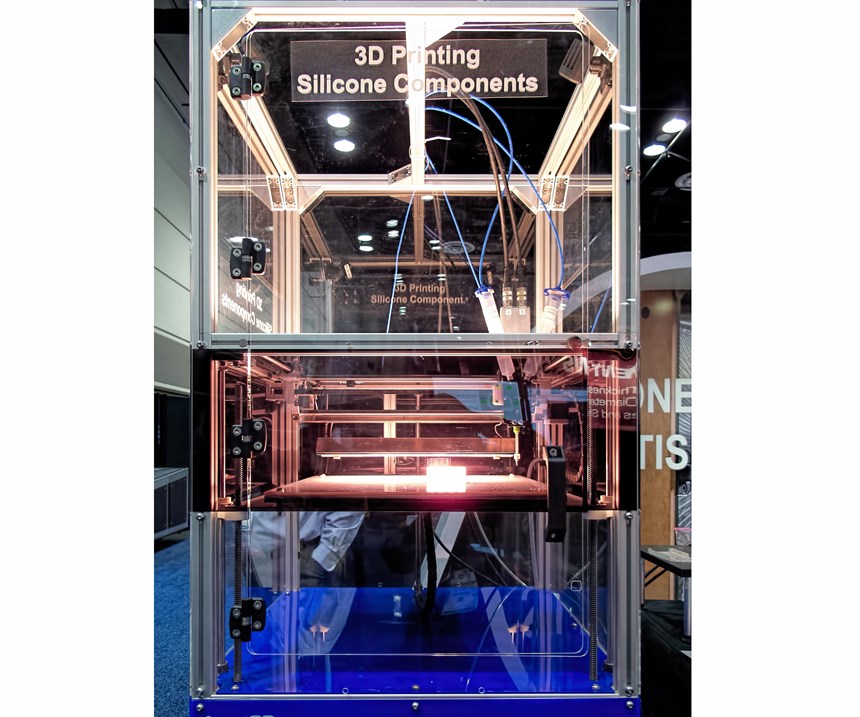 German RepRap liquid additive manufacturing (LAM) machine for 3D printing LSR