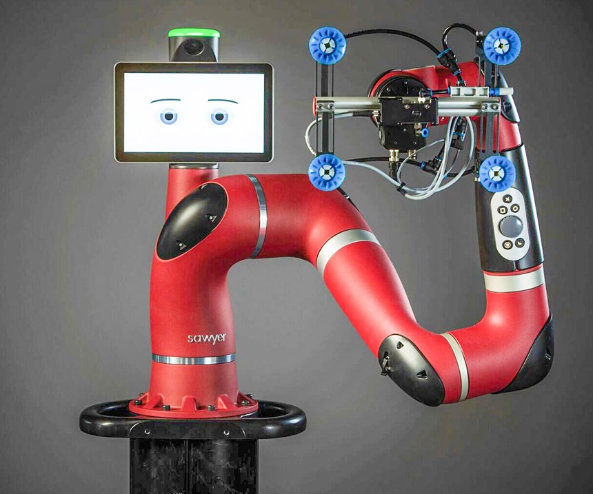Collaborative robots, like Rethink Robotics’ Sawyer,