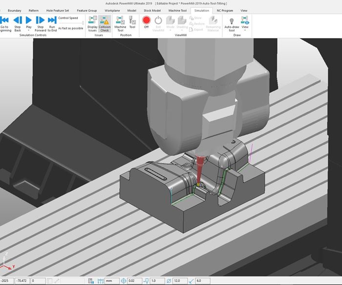 Autodesk Powermill screenshot.