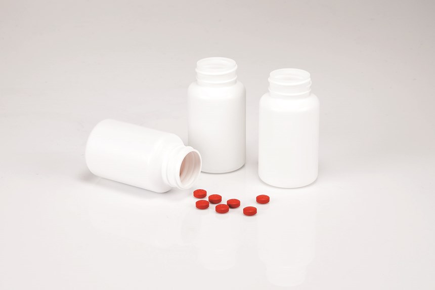 SACMI’s Compression Blow Forming HDPE pharma bottle