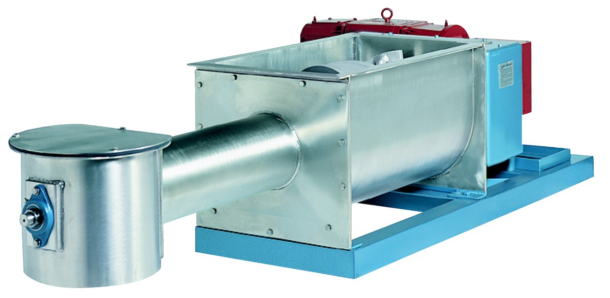 Auger Plastic Injection Feeding/Blending: Dual Auger Powers New Feeder | Plastics Technology