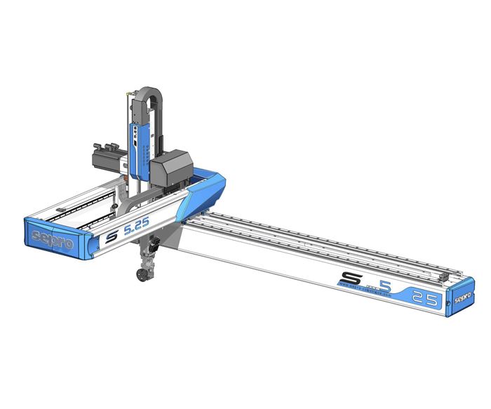 Sepro S5-25 robot has vertical stroke 50% faster than the standard S5-25.