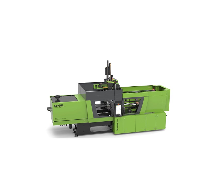 Engel victory AMM tiebarless machine tailored for amorphous metal injection molding.