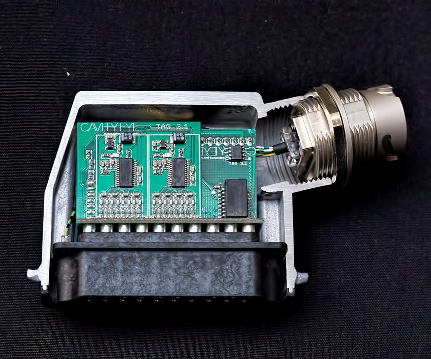 Smart Measuring plug with microcontroller inside. 