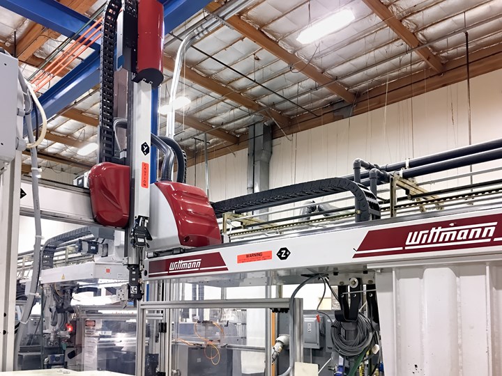 “Today, it’s less about putting parts in a box, and more about what I call ‘semi-smart’ automation,” says R&D Plastics’ general manager, Matthew Barnett.