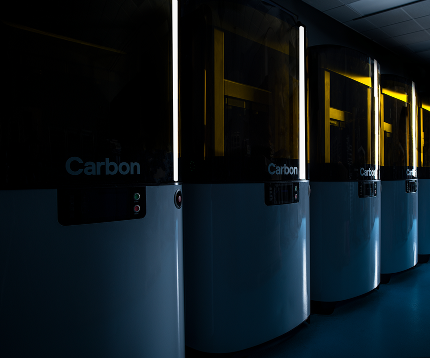 row of Carbon L1 printers