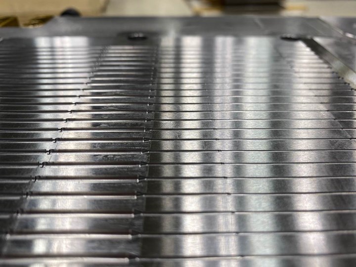 iMFLUX built this 50-cavity mold for nasal test swabs in just nine days for a customer to produce up to 2 million PP swabs a week.