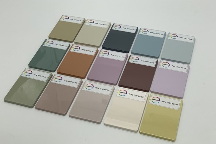 Covestro offers 15 trendy RAL colors for its PC resins.
