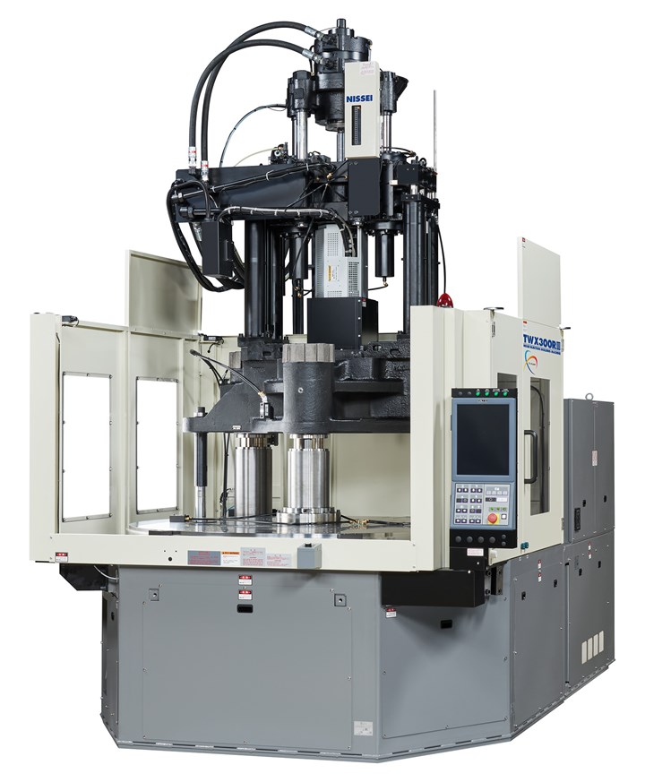 Vertical Injection Molding Machine Offers Lower Profile | Plastics