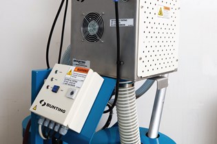 magnetic separation and metal detection cleaning station