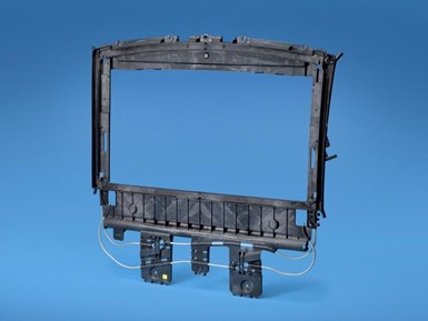 SPE Automotive award-winning sunroof carrier frame made with Asahi Kasei's Thermylene foamed PP 