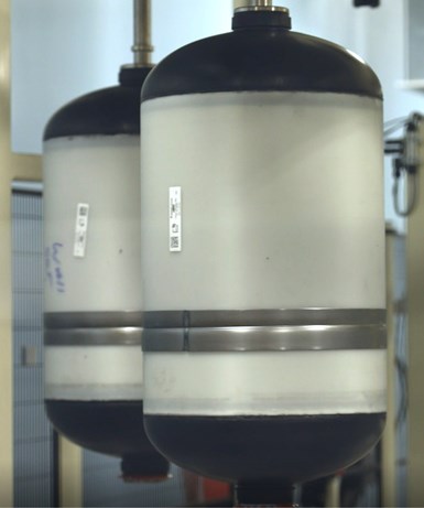 Amtrol pressure tanks before composite wrap