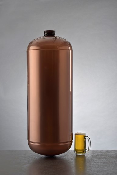 Another Cypet application is 50 L PET beer kegs.