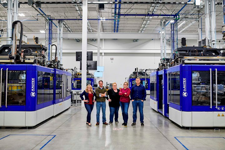 Four new Kautex all-electric machines with multilayer capability at the Delavan plant embody future directions for Radius. 