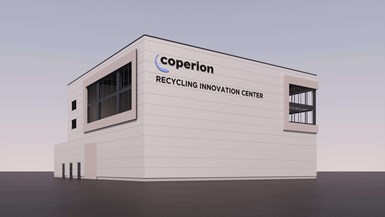 Rendering of New Coperion Recycling Center Building Exterior