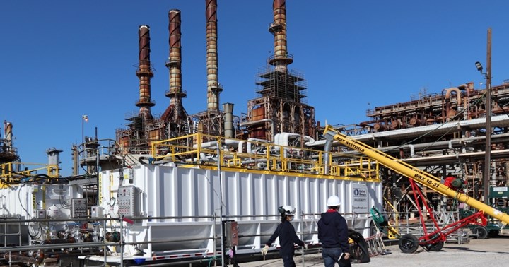 ExxonMobil Chemical's Baytown, Texas advanced recycling site