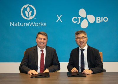 CJ BIO and NatureWorks Working Towards a Master Collaboration Agreement to Commercialize Novel Biopolymers 