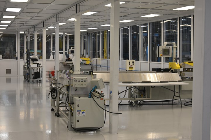 Teel's New Clean Room for Medical Tubing