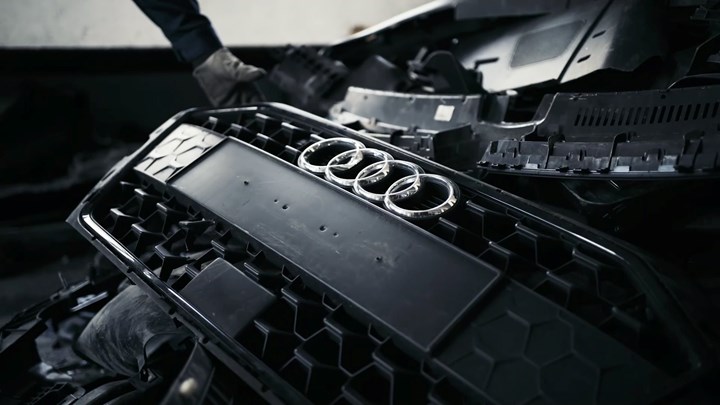LyondellBasell and Audi collaborate on first plastic parts made from chemically recycled plastic auto parts