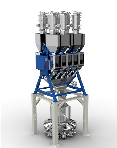 Automated Conveying, Blending for up to 10 Machines