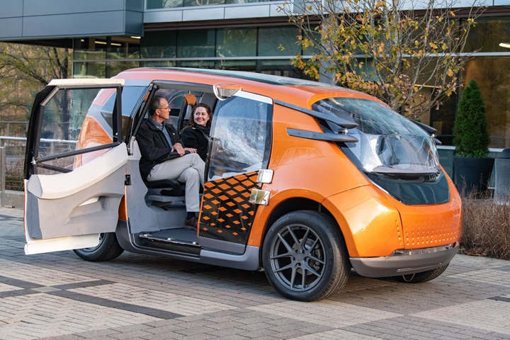 Clemson University driverless concept car