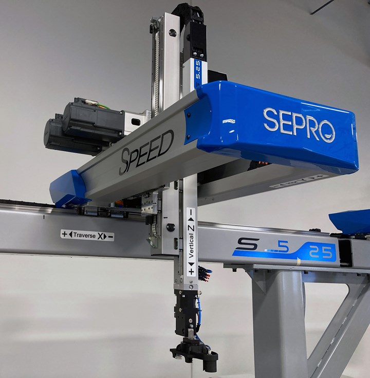 Sepro S5-25 Speed top-entry robot