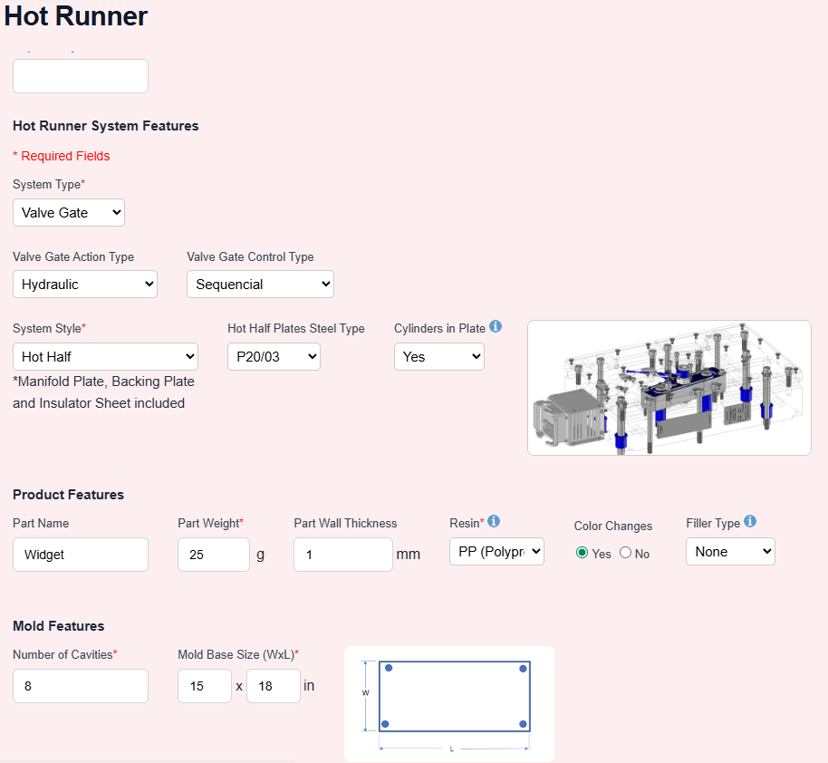 PCS Company Online Configurator Streamlines Hot Runner Ordering Process