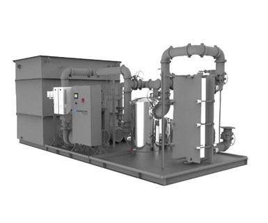 Pump tank system with heat exchanger and VFDs
