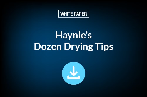 White Paper: Haynie's Dozen Resin Drying Tips