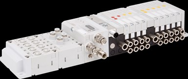 Image of Emerson AVENTICS series advanced valve systems with OPC UA.