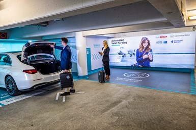 Bosch automated valet parking