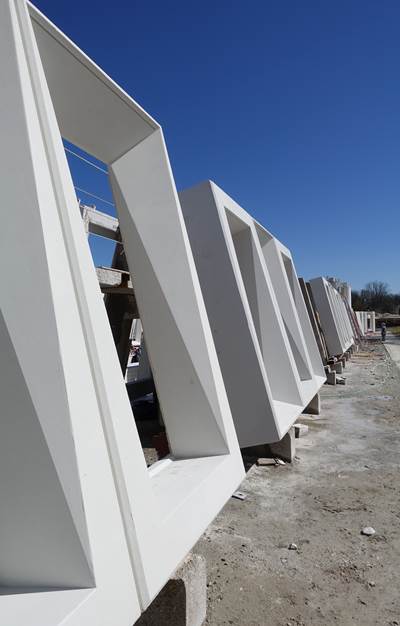 Concrete Facade Made with 3D Printed Tooling Now Complete