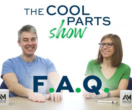 Peter Zelinski and Stephanie Hendrixson hosting The Cool Parts Show