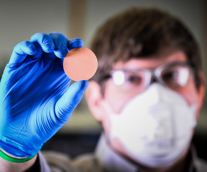 3D printed porous copper filter
