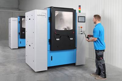 Solukon Upgrades Automated Powder Removal Units for Large Parts