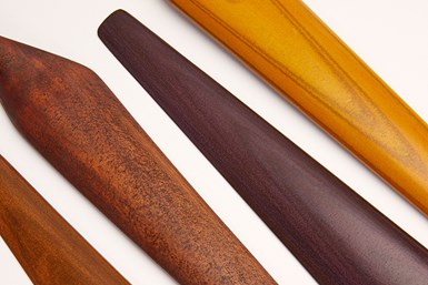 The Forust AM process can manufacture beautiful, functional and innovative wood products such as propellers.