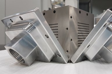 Compact heat exchanger made from stainless steel AISI 316L printed in SENAI Innovation Institute for Manufacturing Systems and Laser Processing (Joinville-SC) in a project with UFSC and PETROBRAS.
