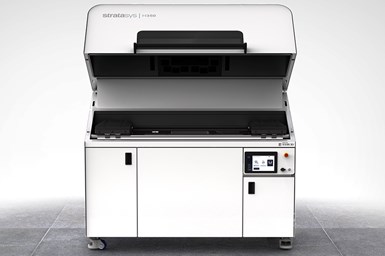 Stratasys H350 3D printer, the first system powered by Xaar 3D’s powder-based Selective Absorption Fusion (SAF) technology
