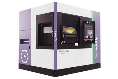 AddUp’s FormUp 350 New Generation 3D printer is able to produce metal parts not only with medium particle size powder but also with fine powder.