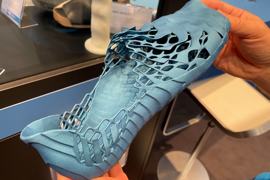 3D printed barefoot shoe